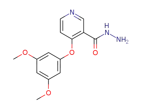 4-(3,5-dimethoxy-phenoxy)-nicotinic acid hydrazide