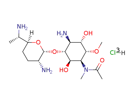 4-N-acetylfortimicin B trihydrochloride