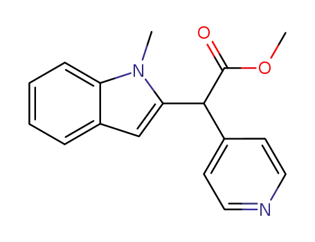 methyl 1-methyl-α-(4-pyridylmethyl)-2-indoleacetate