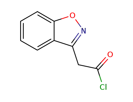 Molecular Structure of 84637-43-4 (1,2-Benzisoxazol-3-ylacetyl chloride)