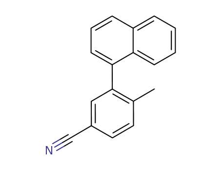Benzonitrile, 4-methyl-3-(1-naphthalenyl)-