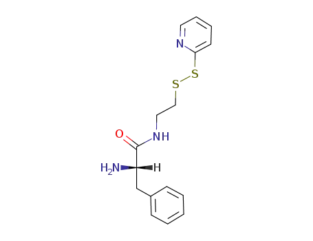 2-amino-3-phenyl-<i>N</i>-[2-(pyridin-2-yldisulfanyl)-ethyl]-propionamide