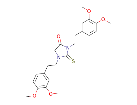 N,N'-bis[2-(3,4-dimethoxyphenyl)ethyl]-2-thiohydantoin