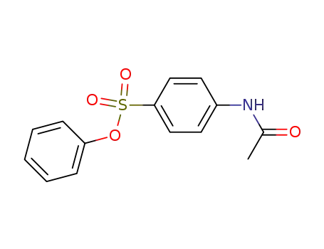 Molecular Structure of 43001-55-4 (4-(Acetylamino)benzenesulfonic acid phenyl ester)