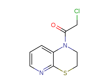 1H-Pyrido[2,3-b][1,4]thiazine, 1-(chloroacetyl)-2,3-dihydro-