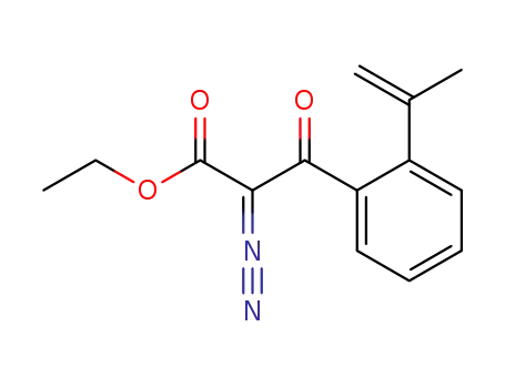 2-diazo-3-(2-isopropenyl-phenyl)-3-oxo-propionic acid ethyl ester
