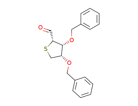 (2S,3R,4S)-3,4-Bis-benzyloxy-tetrahydro-thiophene-2-carbaldehyde