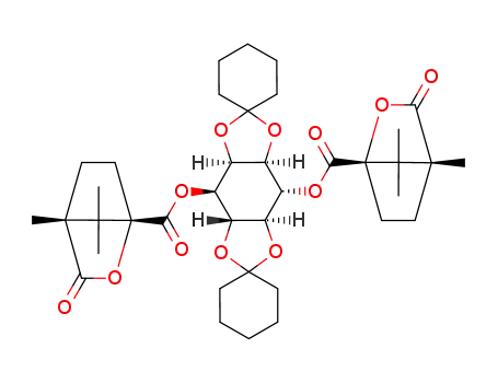 2,3:5,6-(1,2:4,5)-dicyclohexylidene-myo-inositol 1,4-(3,6)-biscamphanate