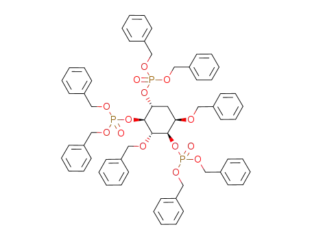 phosphoric acid dibenzyl ester 2,6-bis-benzyloxy-3,4-bis-(bis-benzyloxy-phosphoryloxy)-cyclohexyl ester