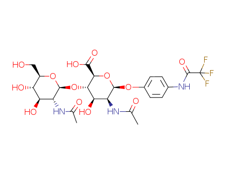 (2S,3S,4R,5S)-5-acetamido-3-[(3R,4R,5S,6R)-3-acetamido-4,5-dihydroxy-6-(hydroxymethyl)oxan-2-yl]oxy-4-hydroxy-6-[4-[(2,2,2-trifluoroacetyl)amino]phenoxy]oxane-2-carboxylic acid