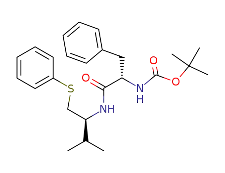 tert-butyl (S)-1-((S)-3-methyl-1-(phenylthio)butan-2-ylamino)-1-oxo-3-phenylpropan-2-ylcarbamate