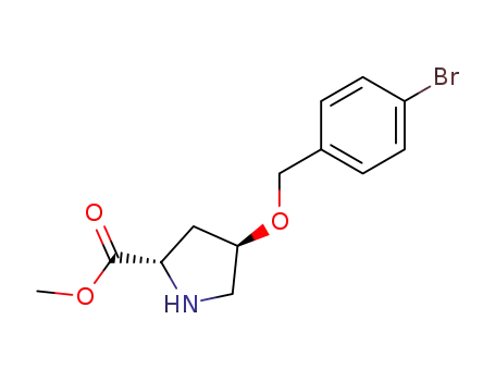 L-Proline, 4-[(4-bromophenyl)methoxy]-, methyl ester, (4R)-