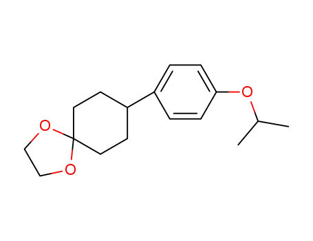8-(4-isopropoxy-phenyl)-1,4-dioxa-spiro[4.5]decane