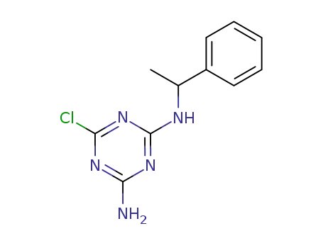 6-chloro-N-(1-phenylethyl)-1,3,5-triazine-2,4-diamine