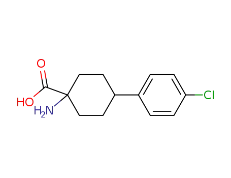 Molecular Structure of 887578-35-0 (1-amino-4-(4-chloro-phenyl)-cyclohexanecarboxylic acid)