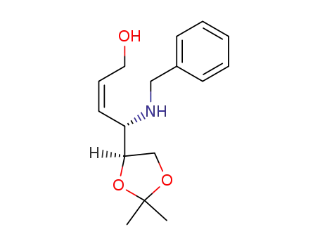 (S,Z)-4-(benzylamino)-4-((S)-2',2'-dimethyl-1',3'-dioxolan-4'-yl)but-2-en-1-ol