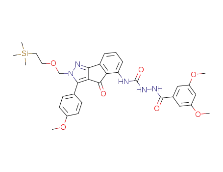 Molecular Structure of 807628-45-1 (C<sub>33</sub>H<sub>37</sub>N<sub>5</sub>O<sub>7</sub>Si)