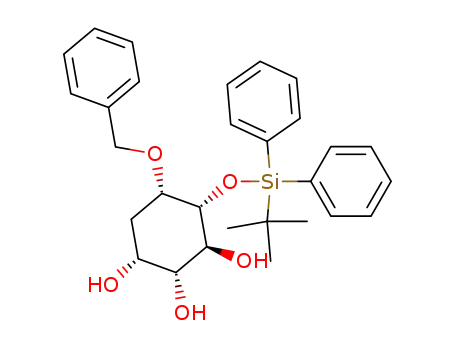 1,2,3-Cyclohexanetriol,
4-[[(1,1-dimethylethyl)diphenylsilyl]oxy]-5-(phenylmethoxy)-,
(1R,2R,3S,4R,5S)-