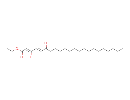 Molecular Structure of 916735-32-5 ((2Z,4E)-3-hydroxy-6-oxodocosa-2,4-dienoic acid isopropyl ester)