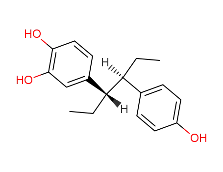 1,2-Benzenediol, 4-(1-ethyl-2-(4-hydroxyphenyl)butyl)-, (R*,S*)-