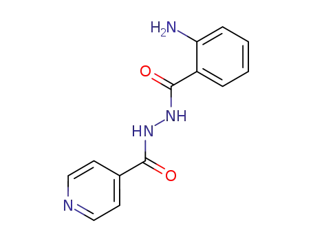 Molecular Structure of 30907-65-4 (4-Pyridinecarboxylicacid, 2-(2-aminobenzoyl)hydrazide)