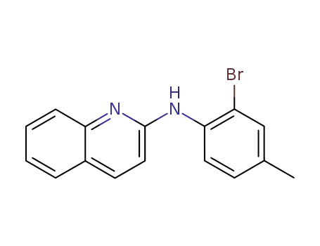 2-Quinolinamine, N-(2-bromo-4-methylphenyl)-