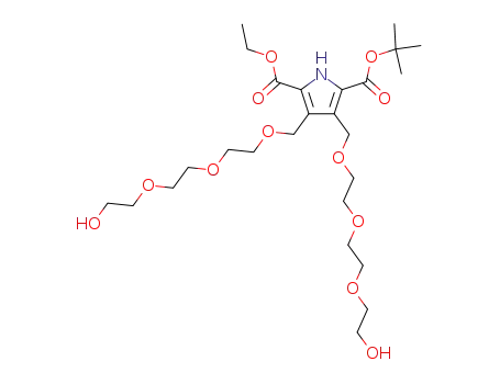 1H-Pyrrole-2,5-dicarboxylic acid,
3,4-bis[[2-[2-(2-hydroxyethoxy)ethoxy]ethoxy]methyl]-, 1,1-dimethylethyl
ethyl ester