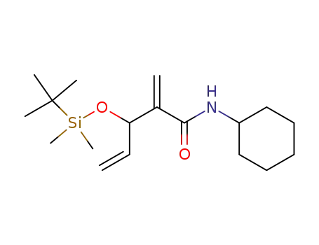 3-(t-butyldimethylsilyloxy)-N-cyclohexyl-N-methyl-2-methylenepent-4-enamide