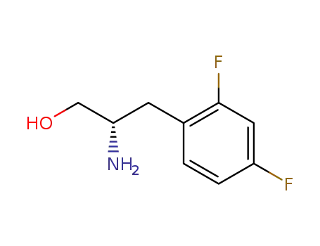 Molecular Structure of 831191-83-4 (2-AMINO-3-(2,4-DIFLUOROPHENYL)PROPAN-1-OL)