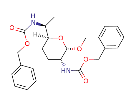 beta-L-lyxo-Heptopyranoside, methyl 2,3,4,6,7-pentadeoxy-2,6-bis(((phenylmethoxy)carbonyl)amino)-