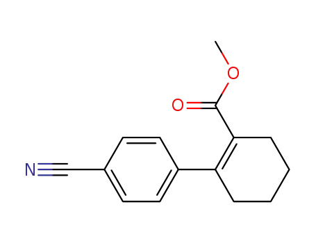 2-(4-cyano-phenyl)-cyclohex-1-enecarboxylic acid methyl ester