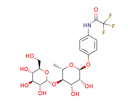 p-trifluoroacetamidophenyl 4-O-α-D-glucopyranosyl-α-L-rhamnopyranoside
