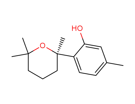 Molecular Structure of 63023-52-9 (Phenol, 5-methyl-2-(tetrahydro-2,6,6-trimethyl-2H-pyran-2-yl)-)