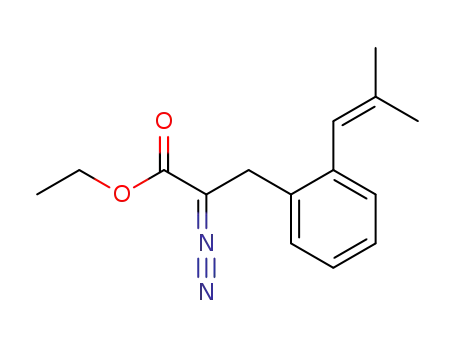 2-diazo-3-[2-(2-methyl-propenyl)-phenyl]-propionic acid ethyl ester