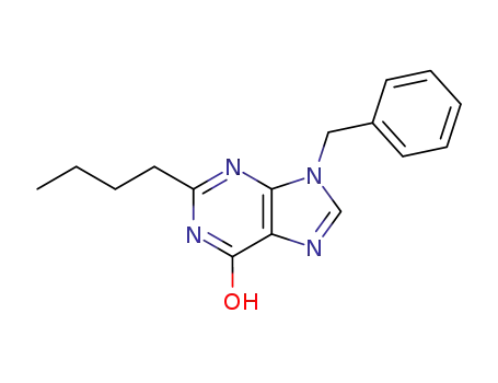 Molecular Structure of 640274-67-5 (9-benzyl-2-butylhypoxanthine)