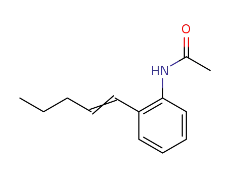 Molecular Structure of 785815-15-8 (Acetamide, N-[2-(1-pentenyl)phenyl]-)