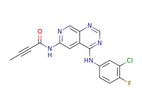 N-(4-[(-3-Chloro-4-fluorophenyl)amino]pyrido[3,4-d]pyrimidin-6-yl-2-butynamide