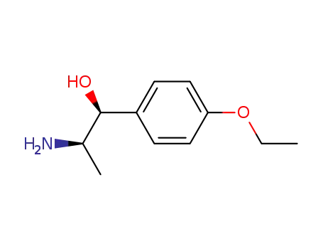 Molecular Structure of 780038-67-7 (Benzenemethanol, alpha-(1-aminoethyl)-4-ethoxy- (9CI))