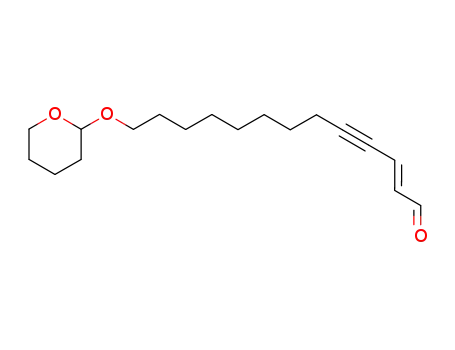 (E)-13-<(tetrahydro-2H-pyran-2-yl)-oxy>-tridec-2-en-4-yn-1-al