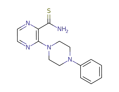Pyrazinecarbothioamide, 3-(4-phenyl-1-piperazinyl)-