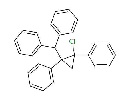 1,2-diphenyl-1-chloro-2-benzhydryl-cyclopropane