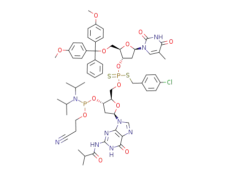 C<sub>61</sub>H<sub>72</sub>ClN<sub>9</sub>O<sub>13</sub>P<sub>2</sub>S<sub>2</sub>
