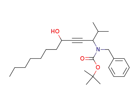 Carbamic acid,
[4-hydroxy-1-(1-methylethyl)-2-undecynyl](phenylmethyl)-,
1,1-dimethylethyl ester