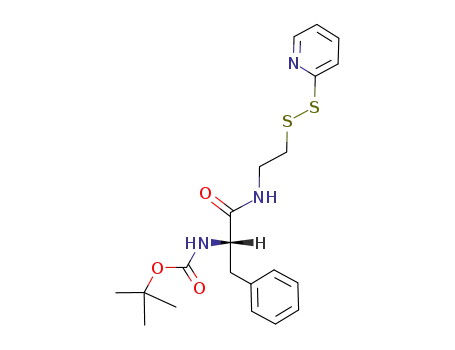 {2-phenyl-1-[2-(pyridin-2-yldisulfanyl)-ethylcarbamoyl]-ethyl}-carbamic acid <i>tert</i>-butyl ester