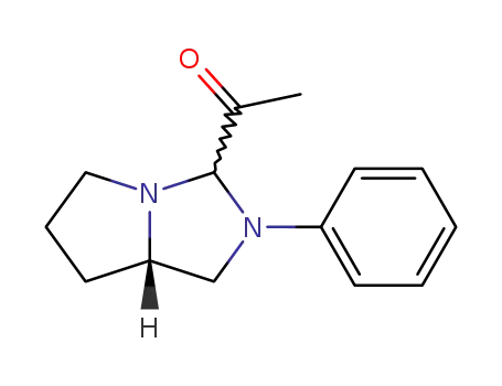 1-((7a<i>S</i>)-2-phenyl-(7a<i>r</i>)-hexahydro-pyrrolo[1,2-<i>c</i>]imidazol-3ξ-yl)-ethanone