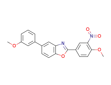 Benzoxazole, 2-(4-methoxy-3-nitrophenyl)-5-(3-methoxyphenyl)-