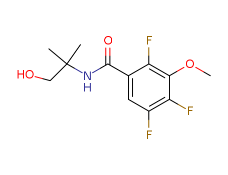 Benzamide,2,4,5-trifluoro-N-(2-hydroxy-1,1-dimethylethyl)-3-methoxy-