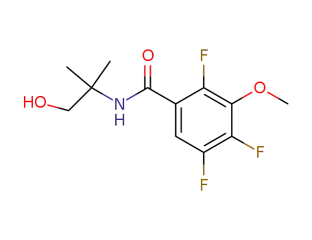 2,4,5-trifluoro-N-(1-hydroxy-2-methylpropan-2-yl)-3-methoxybenzamide