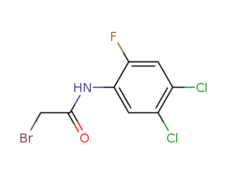 2-bromo-<i>N</i>-(4,5-dichloro-2-fluoro-phenyl)-acetamide