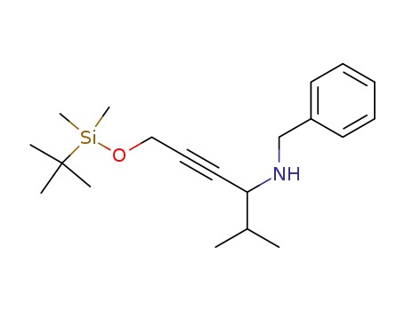 Benzenemethanamine,
N-[4-[[(1,1-dimethylethyl)dimethylsilyl]oxy]-1-(1-methylethyl)-2-butynyl]-